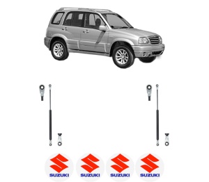 Set 2 amortizoare portbagaj haion SUZUKI GRAND VITARA I (FT, HT) din 1998-2005, 2 bucati, KROSNO, 4 stickere auto SUZUKI v127