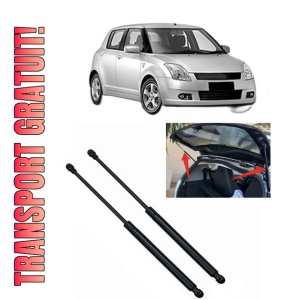 Set 2 amortizoare portbagaj haion SUZUKI SWIFT III (MZ, EZ) din 2005-2011, 2 bucati, KROSNO, 4 stickere auto SUZUKI