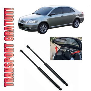 Set 2 amortizoare portbagaj haion TOYOTA AVENSIS (_T25_) din 2003-2008, 2 bucati, MAGNUM TECHNOLOGY, 4 stickere auto TOYOTA