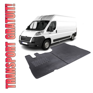 Set 2 covorase Citroen Jumper 2M 2002-2006, din cauciuc 100%, compatibile cu autoturismul CITROEN Jumper