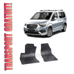 Set 2 covorase Opel Combo 2M 2012-2022, din cauciuc 100%, compatibile cu autoturismul OPEL Combo