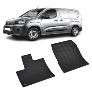 Set 2 covorase Peugeot E-Partner 2M 2019-prezent, din cauciuc 100%, compatibile cu autoturismul PEUGEOT e-Partner v4720