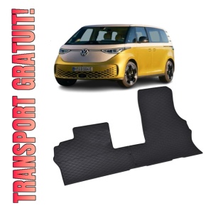 Set 2 covorase Volkswagen Id.Buzz 3 Locuri 2023-prezent, din cauciuc 100%, compatibile cu autoturismul Volkswagen ID.Buzz