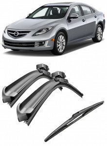 Set 2 stergatoare parbriz AR139S (600mm x 400mm) pentru Mazda 6 (GH) Sedan (08.07-12.12) Bosch accesorii pentru autoturismul tau - masina v218511