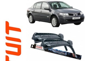 Set 2 stergatoare parbriz AR604S (600mm x 450mm) pentru Renault Megane II (10.03-01.06) Bosch accesorii pentru autoturismul tau - masina v218174