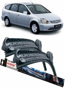 Set 2 stergatoare parbriz AR605S (600mm x 340mm) pentru Honda Stream (RN) (10.00-07.06) Bosch accesorii pentru autoturismul tau - masina v218362