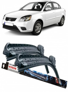 Set 2 stergatoare parbriz Bosch Aerotwin 600/475mm compatibile cu Kia RIO II Saloon (JB) (2005-2011) Bosch accesorii pentru autoturismul tau - masina v214450