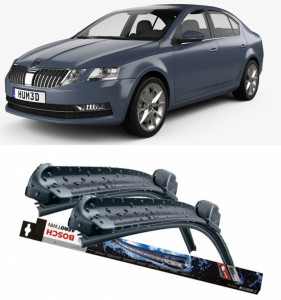 Set 2 stergatoare parbriz Bosch Aerotwin 600/475mm compatibile cu Skoda OCTAVIA III (5E3, NL3, NR3) (2012-2020) Bosch accesorii pentru autoturismul tau - masina v213517