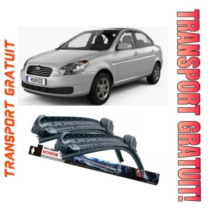 Set 2 stergatoare parbriz Bosch Aerotwin 600/475mm compatibile cu Hyundai ACCENT III (MC) (2005-2010) Bosch