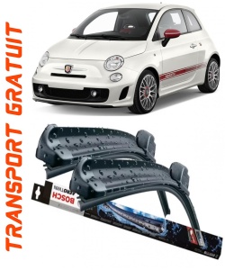 Set 2 stergatoare parbriz Bosch Aerotwin 600/475mm compatibile cu Abarth 500C / 595C / 695C (2008) Bosch accesorii pentru autoturismul tau - masina v213482