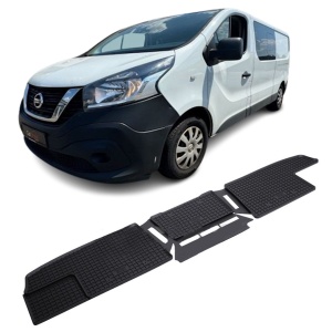 Set 3 covorase Nissan Nv300 2014-prezent , Randul 2 din cauciuc 100%, compatibile cu autoturismul NISSAN NV300 v5591