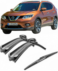Set 3 stergatoare parbriz si luneta AR139S (600mm x 400mm) pentru Nissan X-Trail (T31) (04.07-12.14) Bosch accesorii pentru autoturismul tau - masina v217507
