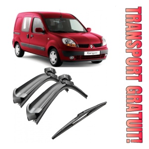 Set 3 stergatoare parbriz si luneta AR500S (500mm x 500mm) pentru Renault Kangoo I (01.98-12.07) Bosch