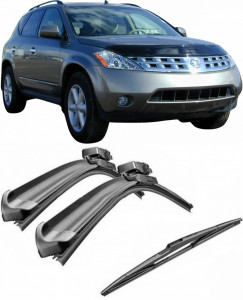 Set 3 stergatoare parbriz si luneta AR813S (650mm x 450mm) pentru Nissan Murano (Z50) (09.02-12.08) Bosch accesorii pentru autoturismul tau - masina v217540