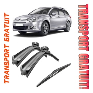 Set 3 stergatoare parbriz si luneta Bosch Aerotwin pentru Citroen C5 (X3) Break (10.04 - 09.07) Bosch