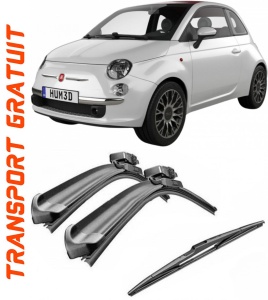 Set 3 stergatoare parbriz si luneta Bosch Aerotwin pentru Fiat 500 (312) (07.07 -) Bosch accesorii pentru autoturismul tau - masina v218934