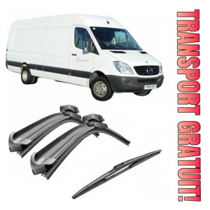 Set 3 stergatoare parbriz si luneta Bosch Aerotwin pentru Mercedes-Benz Sprinter (04.06 -) Bosch