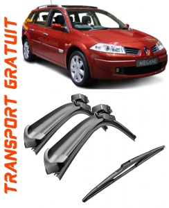 Set 3 stergatoare parbriz si luneta Bosch Aerotwin pentru Renault Megane II Grandtour (02.06 - 05.09) Bosch accesorii pentru autoturismul tau - masina v219140