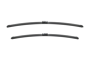 Set 3 stergatoare RENAULT MODUS / GRAND MODUS (F/JP0_) din 2004 - 2012, pentru parbriz si luneta fata si spate auto, Bosch Twin, din cauciuc siliconat rezistent, 4 Stickere Auto RENAULT v8506