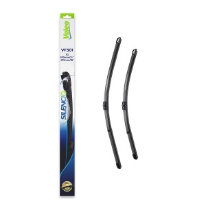 Set 3 stergatoare Volkswagen PASSAT B5.5 Variant (3B6) din 2000 - 2005, pentru parbriz si luneta fata si spate auto, Valeo Silencio, din cauciuc siliconat rezistent, 4 Stickere Auto VW v14781