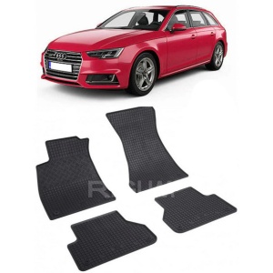 Set 4 covorase Audi A5 Sportback 2016-prezent, din cauciuc 100%, compatibile cu autoturismul AUDI A5 v756