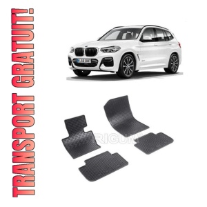 Set 4 covorase Bmw Seria X3 2004-2010, din cauciuc 100%, compatibile cu autoturismul BMW Seria X3