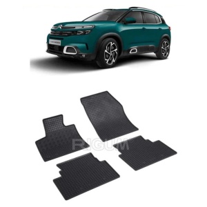Set 4 covorase Citroen C5 Aircross 2017-prezent, din cauciuc 100%, compatibile cu autoturismul CITROEN C5 v3286