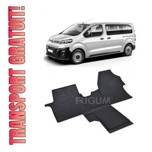 Set 4 covorase Citroen Jumpy 2M 2016- Lux+Tunelprezent, din cauciuc 100%, compatibile cu autoturismul CITROEN Jumpy