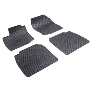 Set 4 covorase Honda Civic Hatchback 2012-2017, din cauciuc 100%, compatibile cu autoturismul HONDA Civic v2160