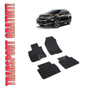 Set 4 covorase Honda Cr-V Hybrid 2019-prezent, din cauciuc 100%, compatibile cu autoturismul HONDA CR-V
