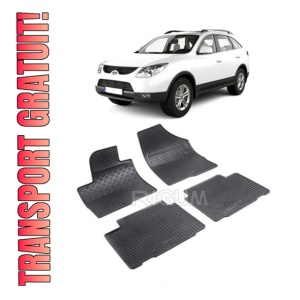 Set 4 covorase Hyundai Ix55 2009-2012, din cauciuc 100%, compatibile cu autoturismul HYUNDAI iX55