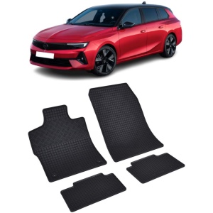 Set 4 covorase Opel Astra L Sports Tourer Phev 2024-prezent, din cauciuc 100%, compatibile cu autoturismul OPEL Astra v6053