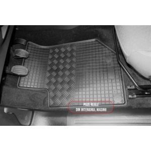 Set 4 covorase Peugeot 208 2019-prezent, din cauciuc 100%, compatibile cu autoturismul PEUGEOT 208 v5599