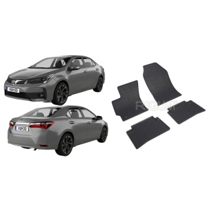 Set 4 covorase Suzuki Swace 2021-prezent, din cauciuc 100%, compatibile cu autoturismul SUZUKI Swace v4421