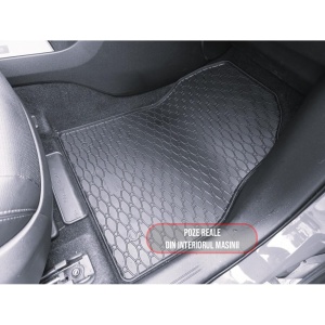 Set 4 covorase Toyota Bz4X 2022-prezent, din cauciuc 100%, compatibile cu autoturismul TOYOTA bZ4X v5330