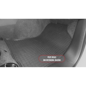Set 4 covorase Toyota Hilux Double Cab 2016-prezent, din cauciuc 100%, compatibile cu autoturismul TOYOTA Hilux v4327