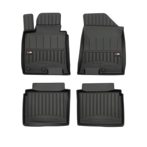 Set 5 covorase auto HYUNDAI i40 I CW (VF) din 2008-2017, cu covoras tunel median, presuri auto din cauciuc, 4x Stickere auto cu HYUNDAI - Img 3