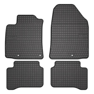 Set 5 covorase auto HYUNDAI IONIQ (AE) din 2013-2018, cu covoras tunel median, presuri auto din cauciuc, 4x Stickere auto cu HYUNDAI - Img 3