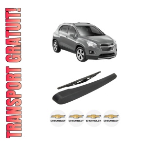 Set brat stergator spate cu lamela pentru CHEVROLET TRAX din 2012-2013, pentru spate, din cauciuc siliconat rezistent, 4 stickere auto CHEVROLET