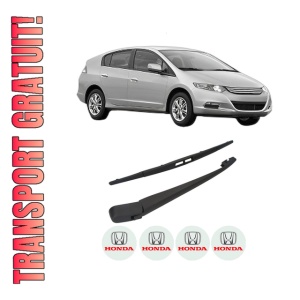 Set brat stergator spate cu lamela pentru HONDA INSIGHT (ZE_) din 2009, pentru spate, din cauciuc siliconat rezistent, 4 stickere auto HONDA