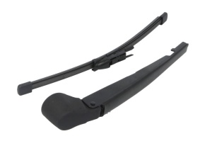 Set brat stergator spate cu lamela pentru MERCEDES-BENZ C-CLASS T-Model (S205) din 2014-2021, pentru spate, din cauciuc siliconat rezistent, 4 stickere auto MERCEDES-BENZ v1455