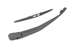 Set brat stergator spate cu lamela pentru NISSAN MICRA IV (K13K, K13KK) din 2010-2015, pentru spate, din cauciuc siliconat rezistent, 4 stickere auto NISSAN v1239