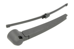 Set brat stergator spate cu lamela pentru Volkswagen POLO V (6R1, 6C1) din 2009-2022, pentru spate, din cauciuc siliconat rezistent, 4 stickere auto Volkswagen v251