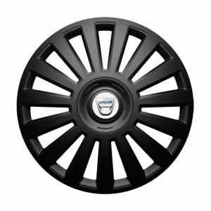 Set Capace Roti Negre Lux cu spite late compatibil cu Dacia accesorii pentru autoturismul tau - masina v113514
