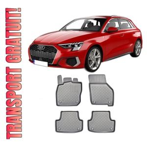 Set covorase AUDI A3 8Y, din 03.2020 - Prezent, covorase tavita, caroserie HATCHBACK, compatibile cu autoturismul AUDI A3 8Y, ARISTAR
