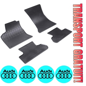 Set covorase Audi Q5 8R SUV 11.2008 - 12.2016 si 4 stickere rotunde Audi