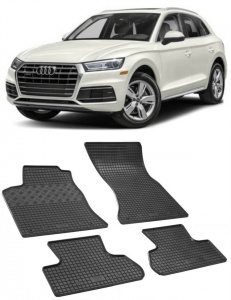 Set covorase Audi Q5 8R SUV 11.2008 - 12.2016 si 4 stickere rotunde Audi accesorii pentru autoturismul tau - masina v4934