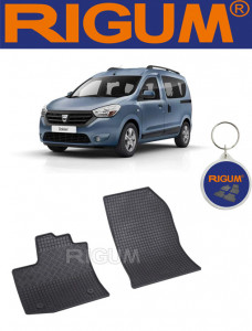 set covorase auto dedicate, din cauciuc 100% Premium Dacia Dokker, Van, fabricat din 11.2012 - Prezent, 2 Locuri accesorii pentru autoturismul tau - masina v160844