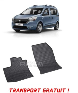 set covorase auto dedicate, din cauciuc 100% Premium Dacia Dokker, Van, fabricat din 11.2012 - Prezent, 2 Locuri - Transport Gratuit accesorii pentru autoturismul tau - masina v37959
