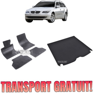 Set Covorase Auto Si Tavita Portbagaj BMW SERIA 5 E61 din 06.2004 - 2010, caroserie combi,